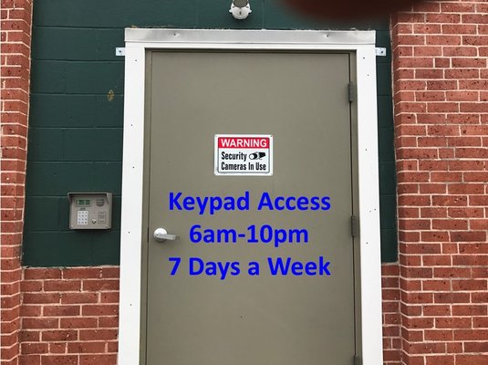 Keypad access