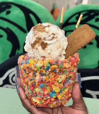 Fruity Pebbles Cereal Bowl