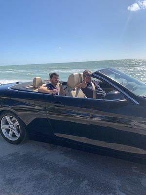 First ride to the beach  convertible is a must have here