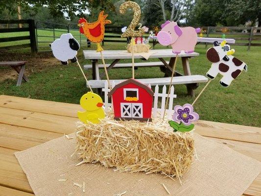 Farm themed birthday party