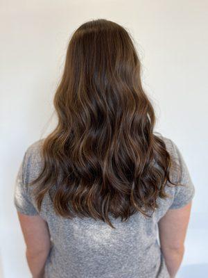 Brunette balayage