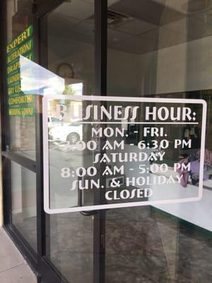 Business Hours