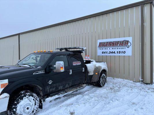 Diversified Towing & Recovery medium-duty tow truck