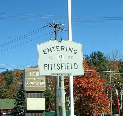 Entering Pittsfield from Lenox.