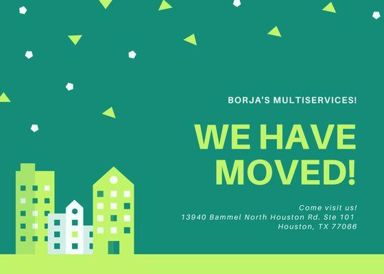 WE HAVE MOVED!