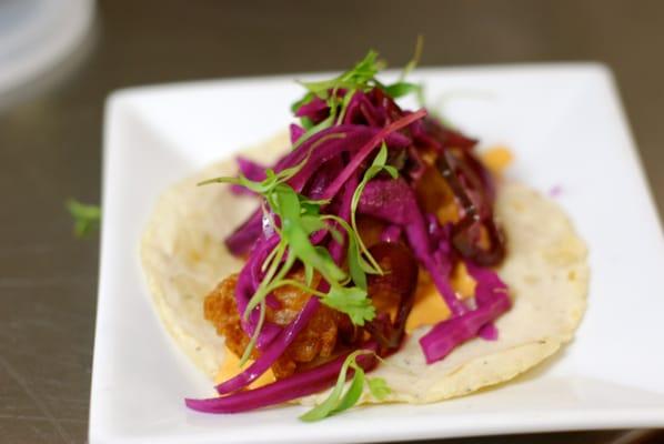 Pescado Frito, fried cod with pickled jalapeno slaw