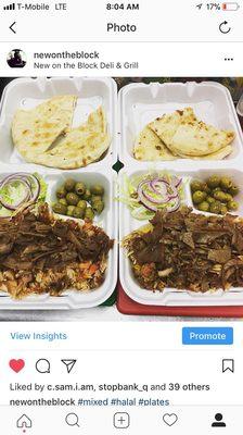 Have it your way at new on the block deli & grill 5.00 halal plates