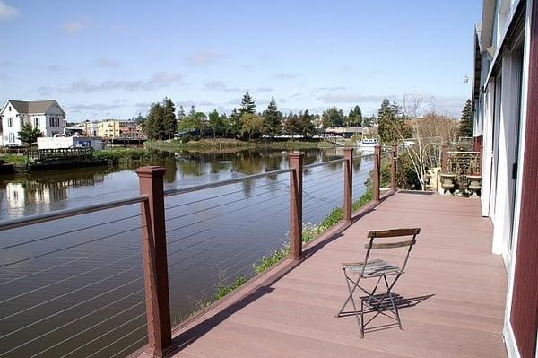 Our view of the Petaluma River