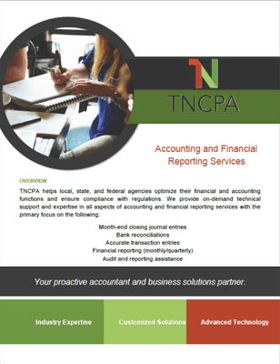 Accounting and Financial   Reporting Services