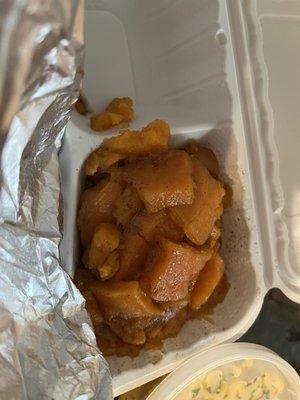 Candied sweet potatoes