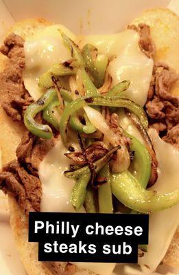 Philly cheesesteaks