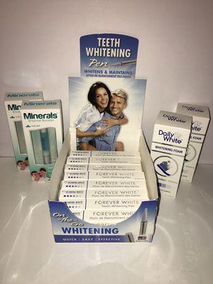 On the go whitening products