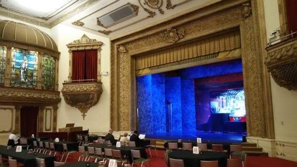 The theater in the Scottish Rite Temple