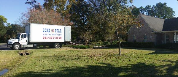 Lone Star Moving Co. specializes in residential moving.