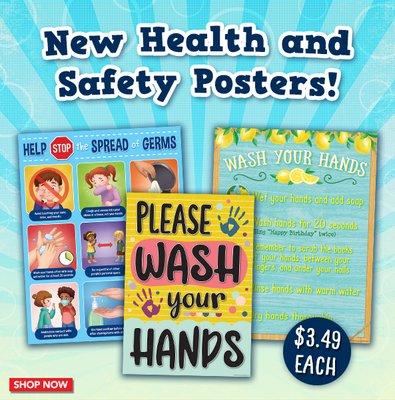 We have new health and safety posters available!