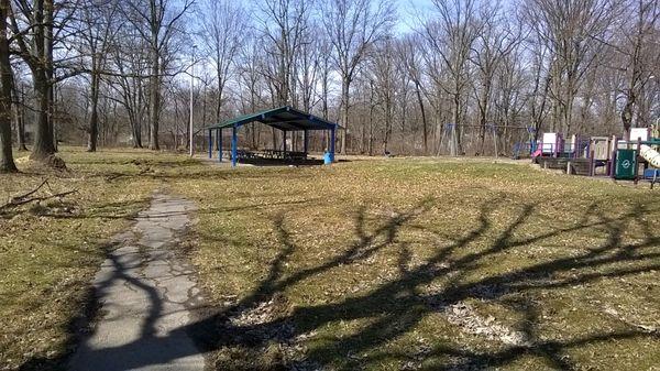 shelter and swings