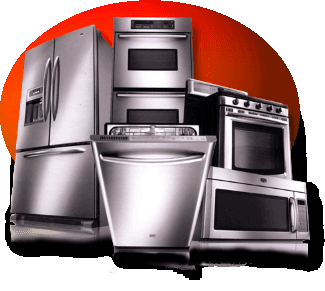 We service and repair most major brands of kitchen appliances, with warranties on all parts and service.