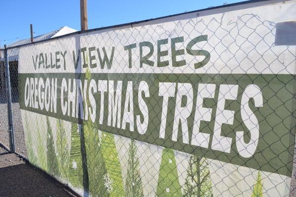 valley View Christmas Tree banner