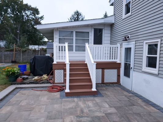 New deck and patio renovation