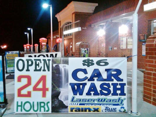 Always Open and 3 different types of Car Washes