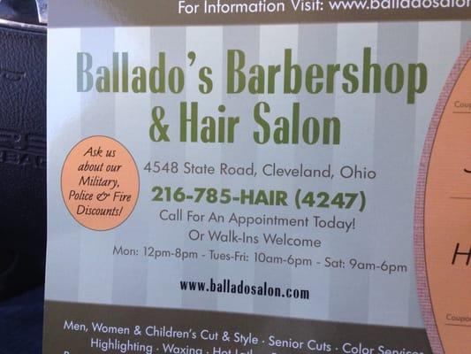 Ballado's Barbershop & Hair Salon