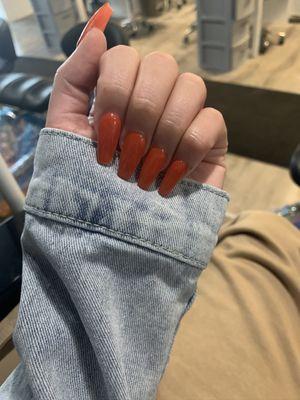 September nails done by Marissa