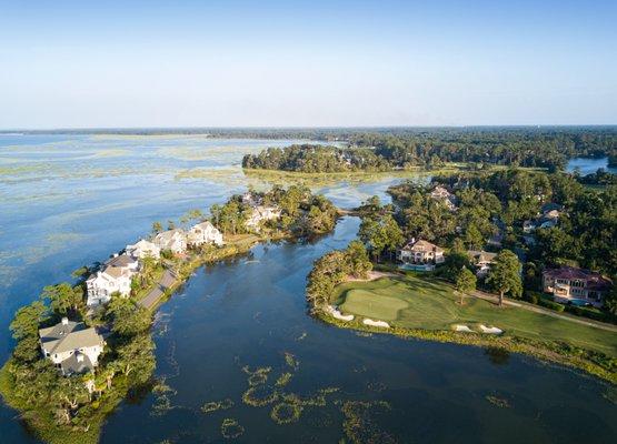 Belfair overlooks the lowcountry marshes of the Colleton River.