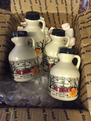 Thank you Kern & Sue for my first delivery of Walling's Maple Syrup! Yummm!