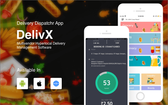 DelivX has been crafted keeping the best features from top delivery tracking systems, delivery dispatch software, delivery driver apps etc