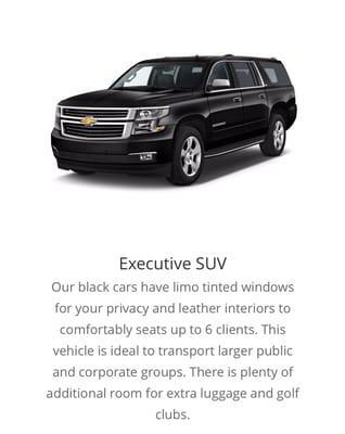 2015 Chevy suburban up 6 passenger