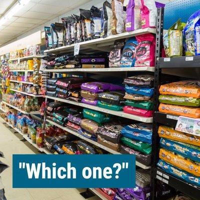 Large selection of Pet Foods