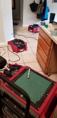 Water damage - drying