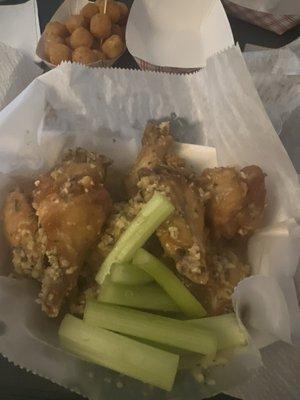 Garlic wings