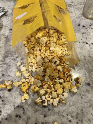 Doc popcorn at park meadows mall with a full of crumbs