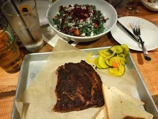 Pork Ribs and Kale