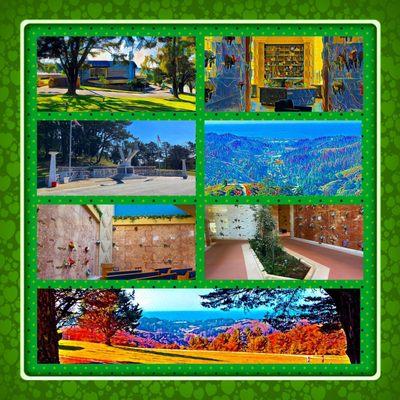 Montage of images from Skylawn Memorial Park