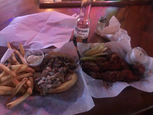 Wings and philly