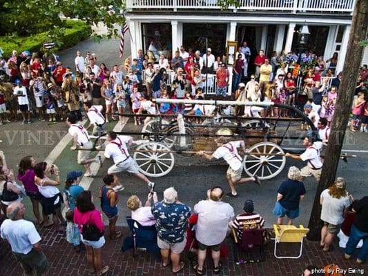 The 1855 Button tub in the 2011 4th of July Parade