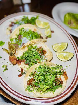 2 al pastor & 2 steak tacos