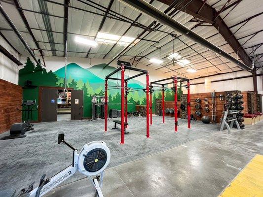 Come workout in our brand new workout area, complete with a Rogue Power Rack, weights, yoga studio, a functional trainer machine, and more!