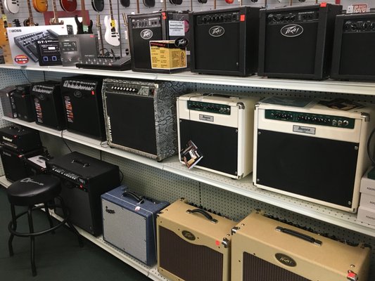 New & used amplifiers