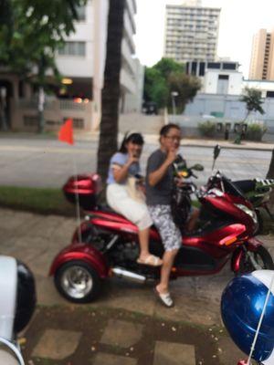 Aloha!  We love renting Trikes. At. Hawaii. Trikes. Adventure. Tours! Mahalo