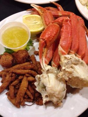 All you can eat snow crab, so good!