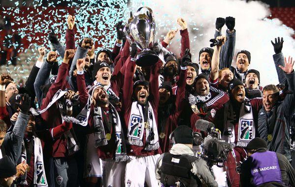 The Colorado Rapids after winning the 2010 MLS Cup.