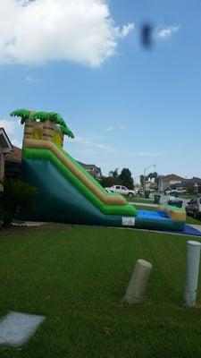 16 foot water slide, the setup guys were so professional in the price was unbelievable.