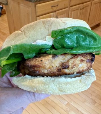 Ideal Fish Salmon Burger