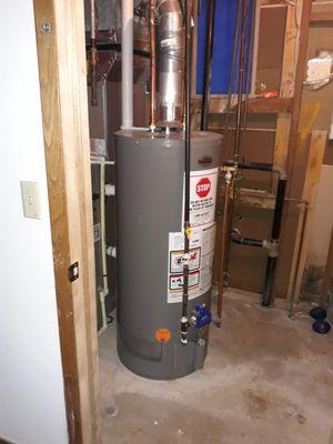 Water heater installation