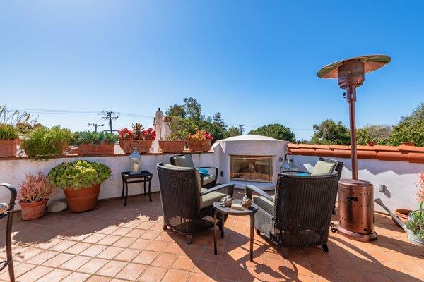 Rooftop Terrace near Santa Barbara County Bowl