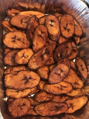 sweet plantains all nicely fried.