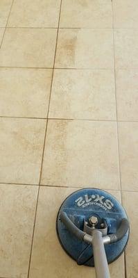 high tech tile and grout cleaning